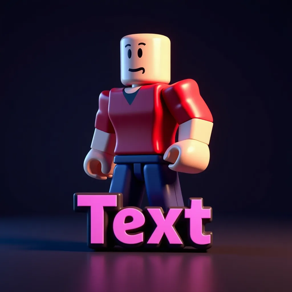 Roblox gaming logo design — AI generated example